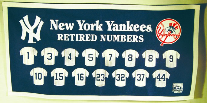 yankees retired numbers list